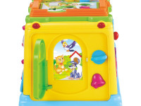 hola toys 796 Бизиборд "Школьный автобус" со звуком и светом