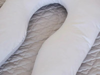 veres 301.15.03 pernă pentru gravide &icirc;n formă de u (140х75 cm.) gri\buline