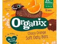 organix batonase bio din ovaz integral cu cacao si portocala (12 luni+ )138 gr.