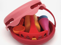 compactoys 99200201 set de nisip compact 7 &icirc;n 1 (rusu)