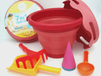 compactoys 99200201 set de nisip compact 7 &icirc;n 1 (rusu)