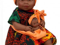 nines 6303 Кукла смеющаяся "maria con bebe" (45 см.)