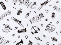 new baby 32049 Кофточка на кнопках "music" р. 68 (4-6 м.)