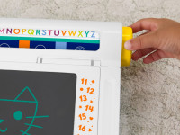 fisher-price jdl70 tablă de desen "desenează și învață"