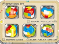 78044 set cuburi educative (6 buc.)