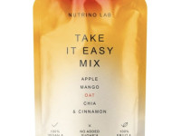 nutrino lab piure "very berry mix" măr-căpșuni-zmeură-banană cu adaos de ovăz și in (180 g)