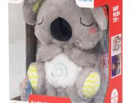 chipolino pild02504otg jucărie respirabilă cu lumină și muzică "koala" gri\verde