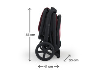 kinderkraft Прогулочная коляска nubi 3 красный