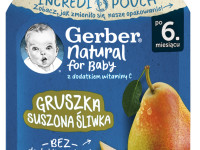 gerber piure "pere-prune" 80 gr. (6 m+)