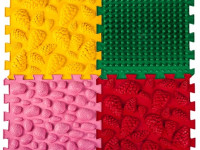 ortek 07789 covoraș ortopedic pentru masaj puzzle "mix" (4 el.)