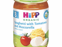 hipp 6400 piure de spaghete cu roșii și mozzarella (8 luni+) 220 gr.