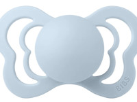 bibs Пустышка анатомическая силиконовая couture (0-6 м.) baby blue
