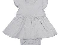 minikin 25032080 Боди с юбкой "naturelle" (р.80) серый