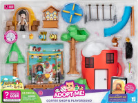 roblox adopt me! ame0019 Большой игровой набор "Кофейня и детская площадка"