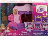 disney princess hwx17 Игровой набор 2 в 1 "Карета-замок с мини куклой"