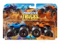 hot wheels fyj64 set de 2 mașini serie "monster trucks" in sort.