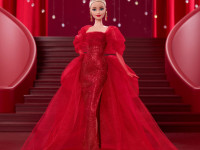 barbie jbj17 păpușă de colecție "signature ruby red! 80-a aniversare