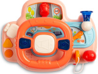 toyz 9015 Игрушка музыкальная 7962 "Руль" розовый