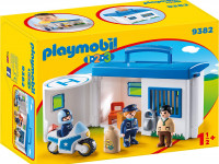 playmobil 9382 constructor "secția de poliție" seria 1.2.3.
