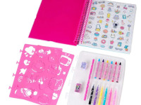 canenco cc60356 carte colorat cu sabloane "cutie crew"