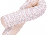 veres 302.01.1 Подушка для кормления "comfort long zigzag beige" (170х75 см.)