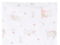 chipolino koscloset0254be lenjerie de pat pentru leagăn  (4 buc.) iepuraș