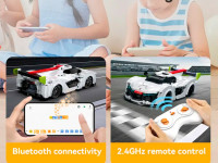 cada c51090w Машина на радиоуправлении "blue knight" (296 дет.)