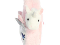 aurora fancy pals 220104j unicorn de pluș &icirc;ntr-o pungă (20 cm)