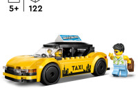 lego city 60487 constructor "taxi galben" (122 el.)