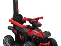baby mix 56317 mașină cu mâner  "mega prime eva" rosu
