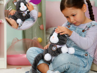 zapf creation 837580 pisicuță interactivă cu cutie baby born "my cat cookie"