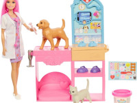 barbie jfx93 Игровой набор с куклой "Ветеринарная клиника"