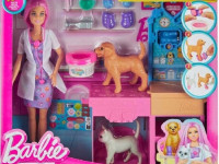 barbie jfx93 Игровой набор с куклой "Ветеринарная клиника"