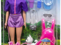 barbie jjv59 păpușa barbie "malibu" seria "aventuri &icirc;n natură"