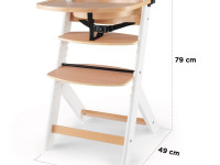 kinderkraft scaun pentru copii enock (lemn)