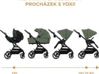 kinderkraft Коляска 2-в-1 yoxi зелёный