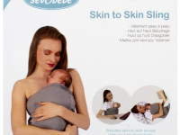 sevi 573 sling "skin to skin" (roz/gri)