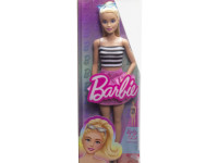 barbie hrh11 papusa barbie "fashionista" intr-o fusta cu volane roz