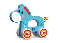 kids hits kh20/011jucărie din lemn "căluț" seria "&Icirc;mpinge și trage"