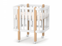 veres 05.1.1.21.06 opțiune cu saltea "patut-leagan ЛД5 monaco" (80x60 cm.) alb