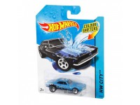 hot wheels bhr15 masina seria "schimba culoarea" in sort.