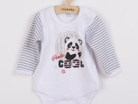 new baby 35688 Боди с длинным рукавом panda 74 см (6-9мес)