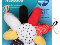 canpol 68/089 Сенсорный мяч с погремушкой и пищалкой "babiesboo"