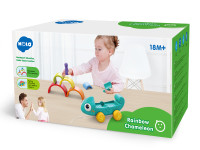 hola toys ha795700 jucărie de plimbare „cameleon curcubeul“