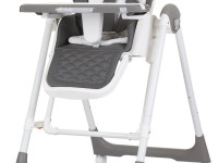 chipolino Стульчик для кормления и качели 2в1 "milk shake" sthms02404gn гранит