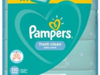 pampers servetele umede fresh clean (4х80) 320 buc.