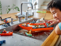 lego city 60504 constructor "barcă de salvare și elicopter al pazei de coastă" (742 el.)