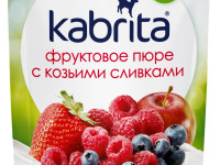 kabrita Пюре с козьими сливками "Лесные ягоды-яблоко" (6 м+) 100 гр.