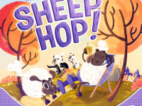 space cow scohop01ro Настольная игра "sheep hop!"
