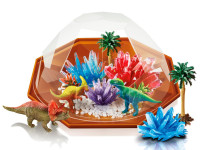 4m 00-03926 set de creatie cristalelor "terariu de dinozauri "